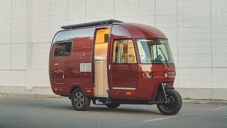 2025 Electric Camper Tricycle Review Mehroon Marvelquot [upl. by Ivar]