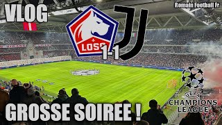 LA MACHINE LOSC EN LDC 🔥Lille 11 Juventus  Les buts en vidéo  VLOG LDC [upl. by Pooley]