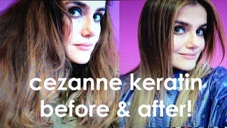 Before amp After Cezanne Keratin Treatment at FLOW Blow Dry amp Beauty Bar [upl. by Alimaj]