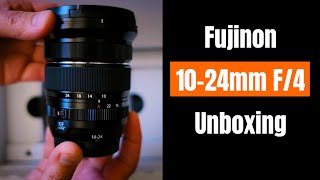 Fujinon XF 1024mm F4 R OIS WR Lens Unboxing [upl. by Odlavu143]