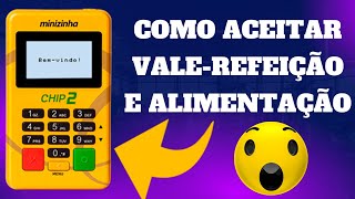 MINIZINHA CHIP 2 PAGBANK COMO ACEITAR VALEREFEIÇÃO E ALIMENTAÇÃO ALELO SODEXO TICKET E VR [upl. by Ettener874]