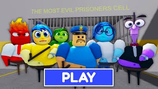 INSIDE OUT 2 FAMILY BARRYS PRISON RUN OBBY ROBLOX [upl. by Freyah]