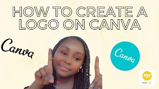 How to create a logo on Canva in under 5 mins  for kids [upl. by Esme]