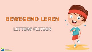 Bewegend leren  Letters flitsen  lange klanken [upl. by Asilat]