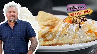 Guy Fieri Returns to Ultimate Crêpe Shop in Las Vegas  Diners DriveIns and Dives  Food Network [upl. by Atnauq]