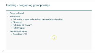 Innføringskurs i juridisk metode  video 2 [upl. by Ennasor]