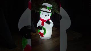 WALMART SNOWMAN BLOW MOLD [upl. by Catharine904]