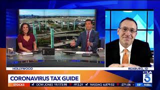 2020 IRS Tax Filing Update  KTLA  Mark J Kohler [upl. by Cornwall990]