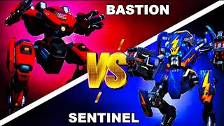 Mech Arena Bastion vs Sentinel edit gaming games Mech Arena SmartBoy999 [upl. by Ellehcar]