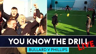 BULLARD HITS TOP BINS 🔥  Jimmy Bullard vs Kevin Phillips  You Know The Drill Live [upl. by Armanda733]