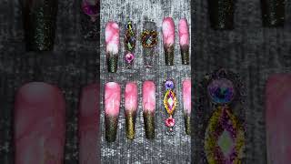 Pink Marble pressonails fashion beautiful foryou [upl. by Susanne458]