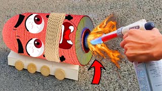 The CRAZIEST Experiment Ever Did with Matches 🔥 Crush Colorful Things  Doodles Life [upl. by Oigimer]