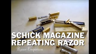 Schick Magazine Repeating Razor  First Generation Schick Injector Safety Razor [upl. by Eylrahc803]