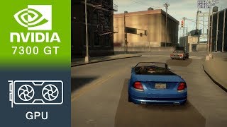 Grand Theft Auto 4 Gameplay GeForce 7300 GT [upl. by Anerec]