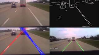 Road Marking Tracking Test Python OpenCV v1 [upl. by Ydur]