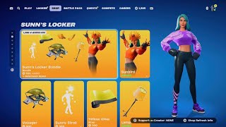 New Sunns Locker Bundle amp Some Marvel Returns Fortnite item shop October 14th 2024 [upl. by Airetal787]