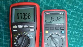 Brymen BM869s VS UNIT UT61E Resistance speed test [upl. by Derfla]