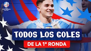 TODOS LOS GOLES DE LA 1ª RONDA  CONMEBOL COPA AMÉRICA USA 2024™ [upl. by Nylesoj]