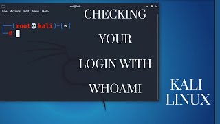 Linux Tutorial Checking The User Login with whoami Command [upl. by Linis]