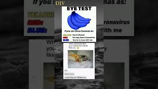 Eye test Meme  meme shorts ytshorts  489 [upl. by Hinda519]