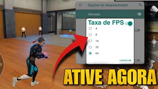 Adeus Travamentos Como aumentar o FPS do Free Fire e tirar erro de Conexão  FF Saindo Sozinho [upl. by Aihsekat]