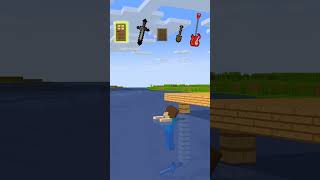 Will A Guitar Boat Hold My Weight Inspired by MrBeast minecraft steve shorts trending remix [upl. by Winifield]