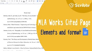 MLA Works Cited References and Formatting  Scribbr 🎓 [upl. by Aerol]