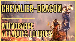 Build ChevalierDragon DK magie DPS monobarre amp Attaques lourdes  Necrom TESO [upl. by Adekram]