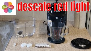 Bosch Tassimo machine descale red light flashing cleaning prosess easy to do [upl. by Stormi968]