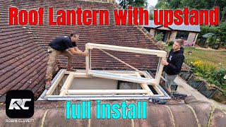 Roof lantern replacement Fitting a new Korniche roof lantern [upl. by Nylirrehs]