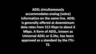 What is ADSL [upl. by Noied]