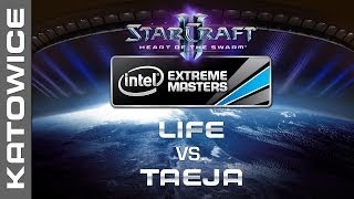 Life vs TaeJa  Quarterfinal 12  IEM Katowice 2014  StarCraft 2 [upl. by Ybrek]