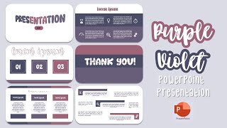 EASY SIMPLE POWERPOINT TEMPLATE TUTORIAL l PPT882 [upl. by Annet]