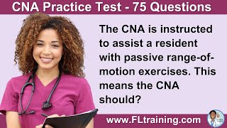 75 Practice CNA Questions 📚  Test Your Knowledge amp Ace Your Exam 🏆 [upl. by Ysiad]