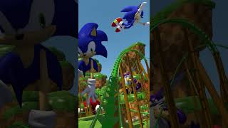 Sonics INSANE 360 Roller Coaster Adventure [upl. by Aihtiekal156]