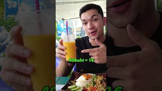 Abendessen für 2€😳 DAS kostet Essen in Thailand🇹🇭 thailand thaifood [upl. by Ahnavas]