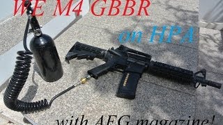 Custom WE M4 CQB air blowback [upl. by Aceber]