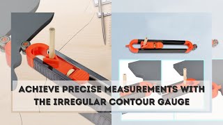 Multifunction Contour Profile Gauge  Measuring Copy Template Floor Tile Drawing Woodworking [upl. by Alleras]