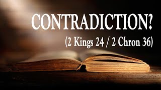 Jehoiachins Uncle or Brother 2Kings242Chron36  KJV Bible Contradictions Answered [upl. by Kaden]