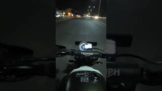 Scrambler 400X Night ride triumph nightride [upl. by Amye917]