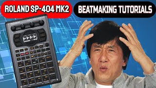 ROLAND SP404MKII Creating Your First Pattern Tutorial [upl. by Tiras]