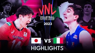 LEGENDARY MATCH  JAPAN vs ITALY  Mens VNL 2023 [upl. by Denby508]