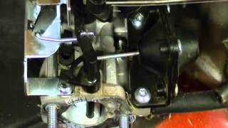 Carburetor Linkages and Springs on a Toro Recycler Kohler Courage XT Lawnmower Engine [upl. by Toshiko]