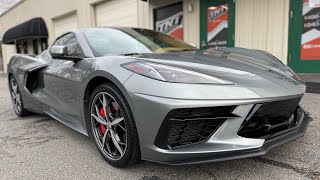 2022 Corvette C8 Hypersonic Gray Paint Protection Film amp Window Tint [upl. by Yrem115]