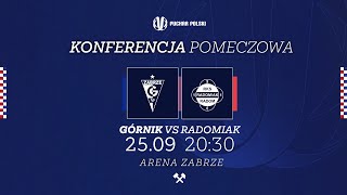 Konferencja prasowa po meczu Górnik Zabrze  Radomiak Radom [upl. by Nayrda]