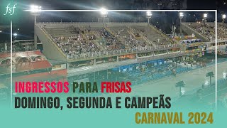 A préreserva das frisas para o carnaval 2024 Sapucaí [upl. by Shermie76]