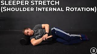 Sleeper Stretch Shoulder Internal Rotation [upl. by Laurita]