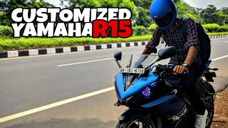 Modifying Yamaha R15 V2  Yamaha YAXIS [upl. by Lenaj]