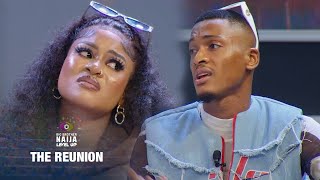 The crash of the Groophy ship – BBNaija  Big Brother Level Up Reunion  Africa Magic [upl. by Wildermuth998]