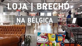 Loja de segunda mão na Bélgica  loja de usados na Europa ♻️ vida na Bélgica [upl. by Dekow]